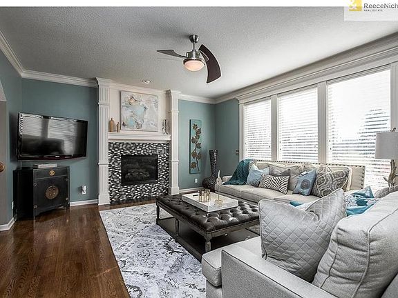 Great room with large windows and open floorplan