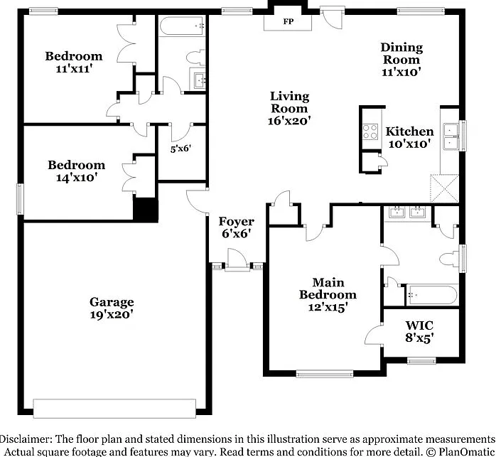 3 bed, 2.0 bath, 1328 sqft, $1,985 — Photo 3