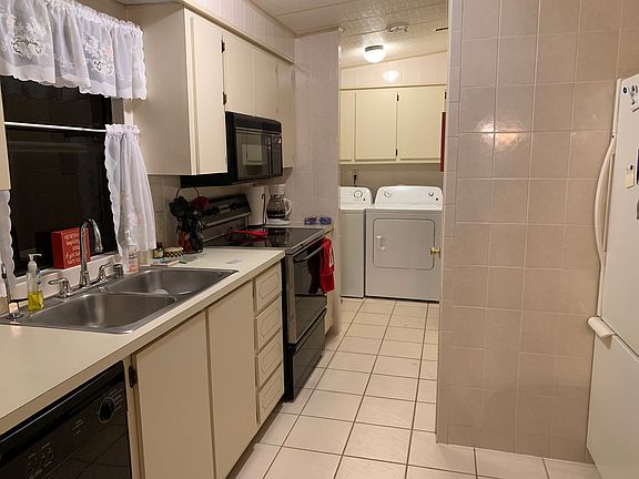Washer, dryer inside