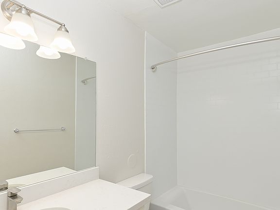 Enjoy newly renovated bathrooms with a storage closet