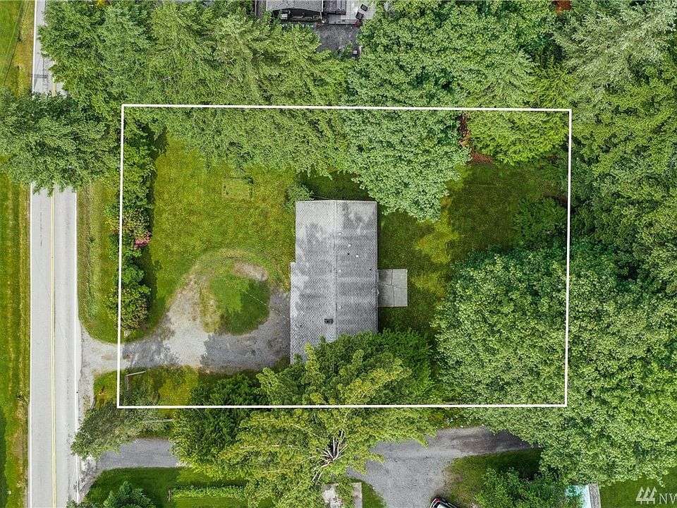 Aerial view of the lot