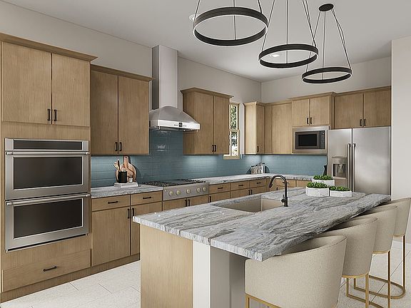 Mahogany Plan 40-8 Kitchen Rendering