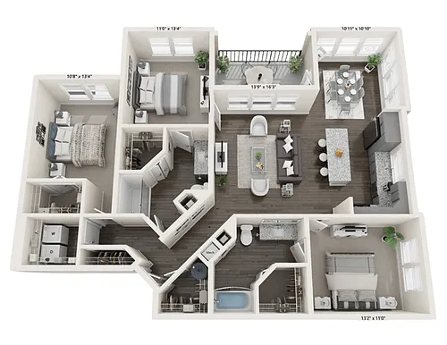 Floor plan 3C