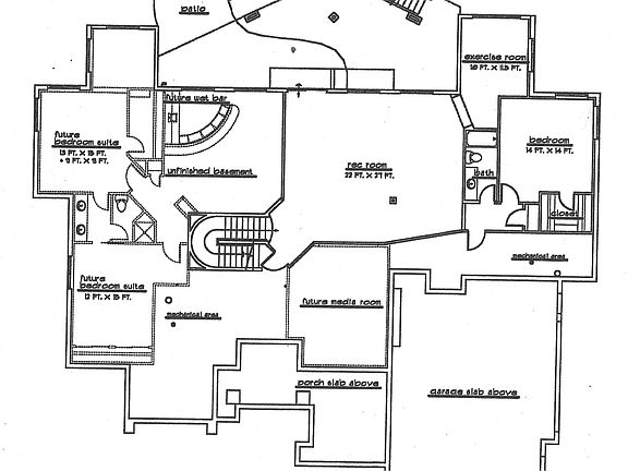 Lower Level FLoor Plan