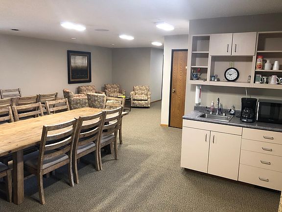 Updated Community Room-Monthly Pot Luck Dinners