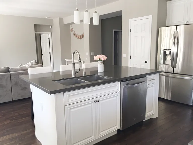 Large kitchen island