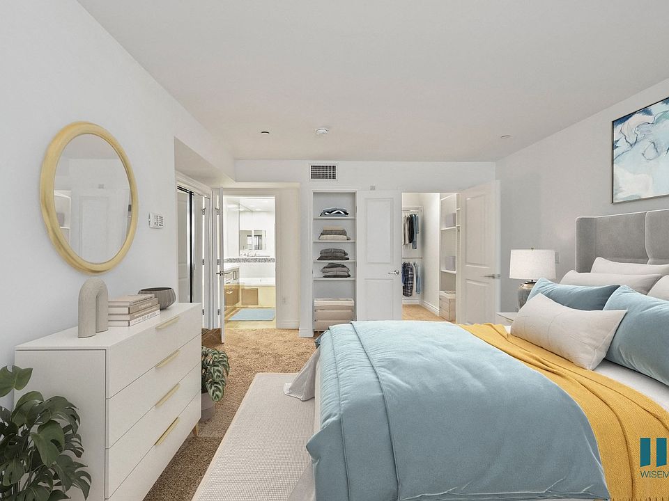 Bedroom with Walk-In Closet, Additional Closet with Shelving, and Bathroom