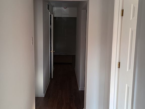 first floor hallway.. new paint and flooring