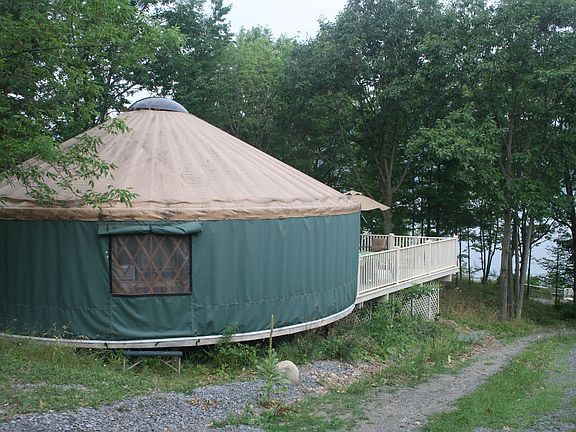 Yurt from back