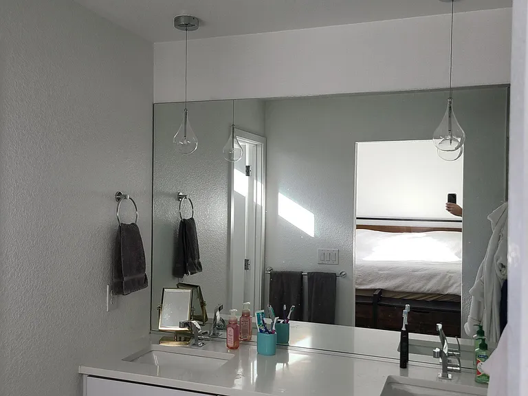 Primary bathroom counter