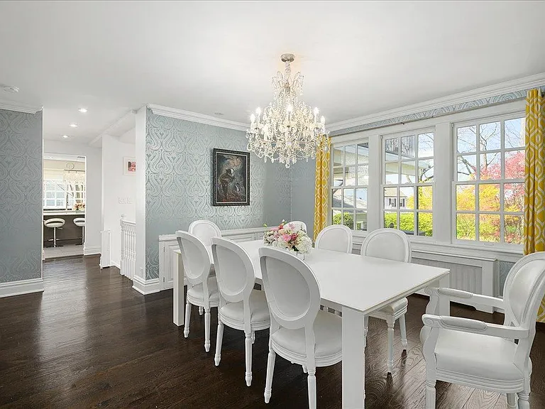 Dining Room. Please note new light fixture will be installed.