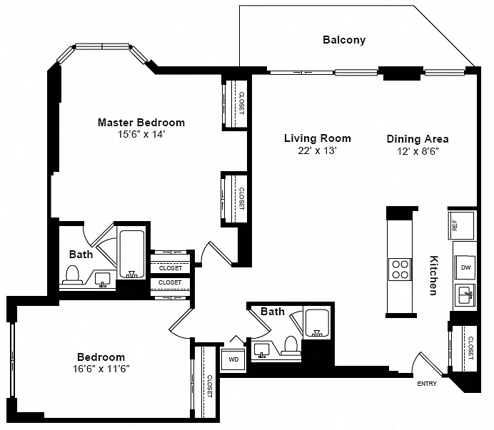 Floor plan Tribeca