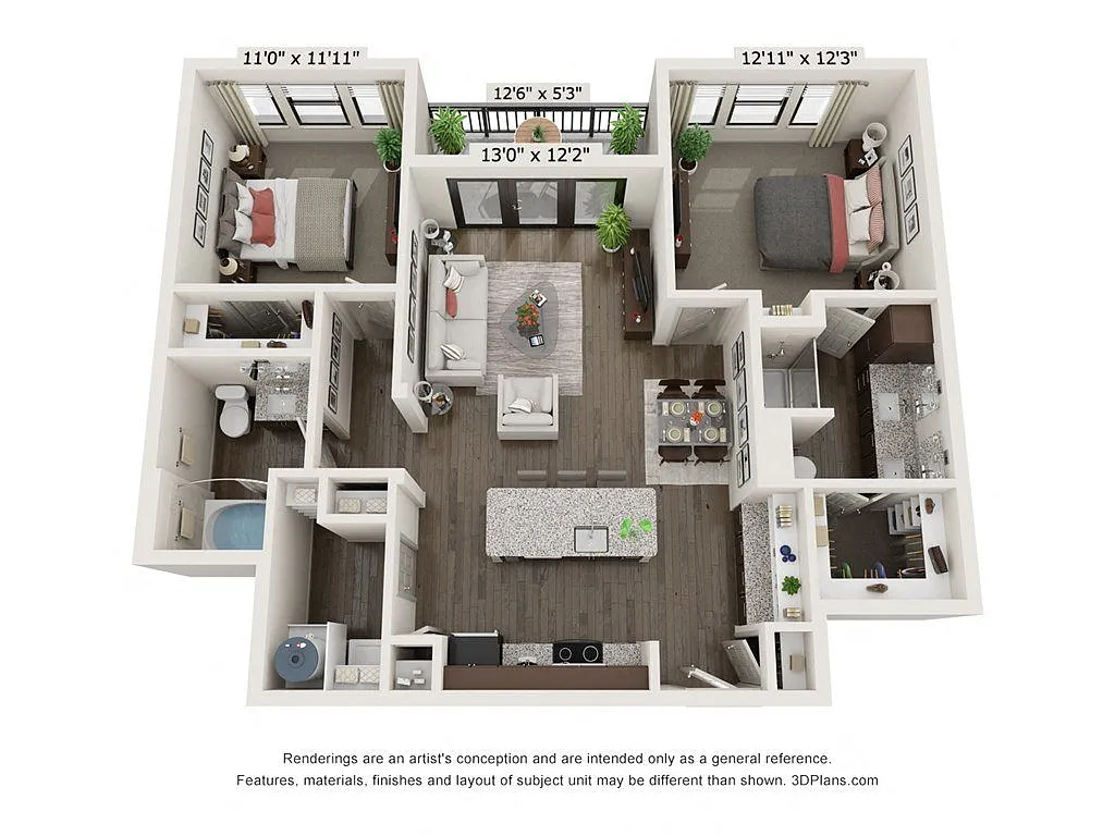 Floor plan B3