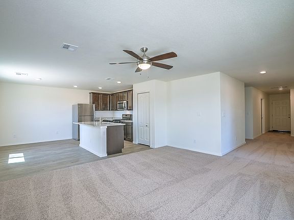 Open-concept layout with spacious family room.
