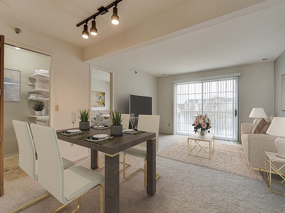 Azalea Layout Dining Area with Living Room View