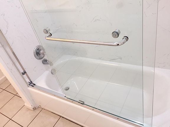 Fully remodeled bathroom.