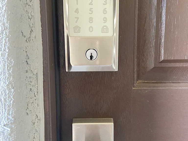 front door keypad