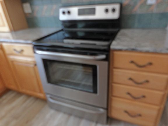 New stainless range/oven