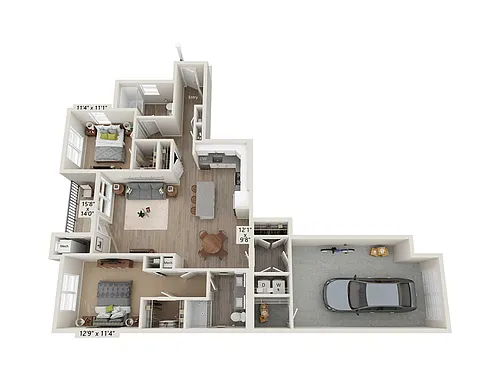 Floor plan B1-1296