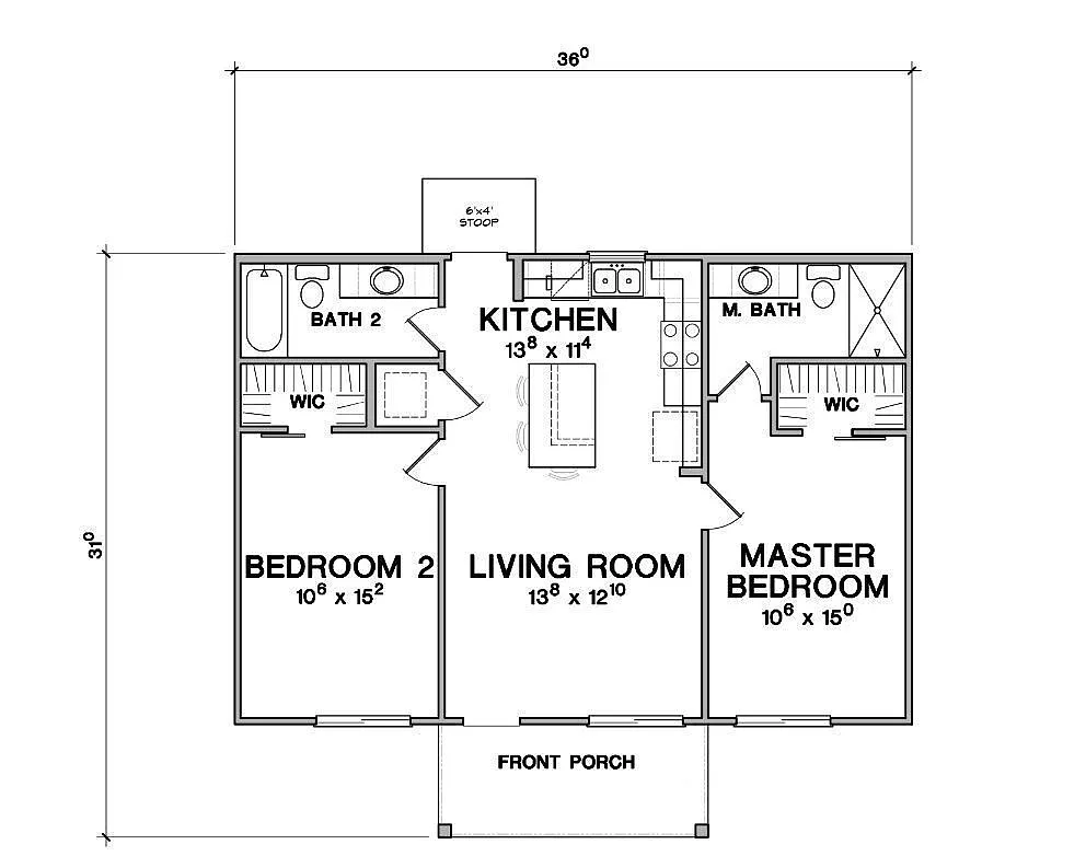 Floor plan B3