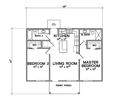 Floor plan B3