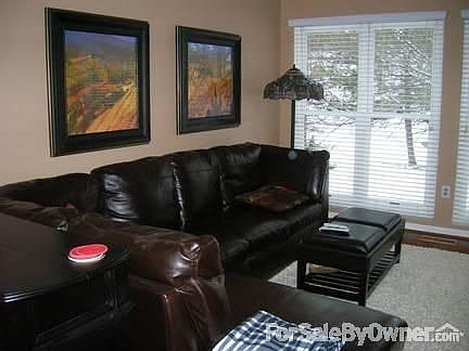 Living Room w/Cathedral Ceiling