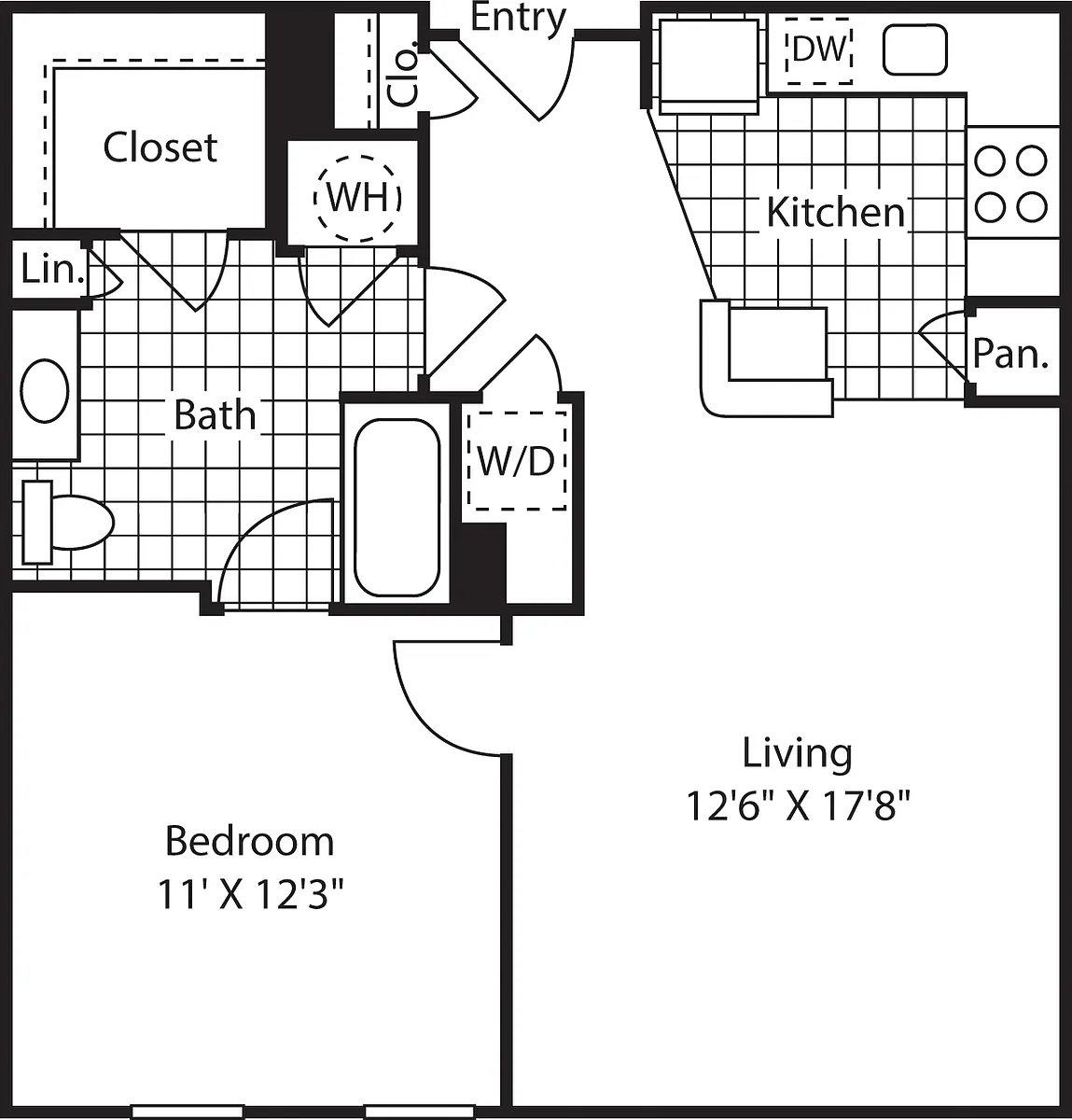 Floor plan Hudson (A13)