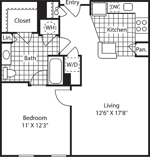 Floor plan Hudson (A13)
