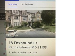 18 Fox Hound Ct #18, Randallstown, MD 21133