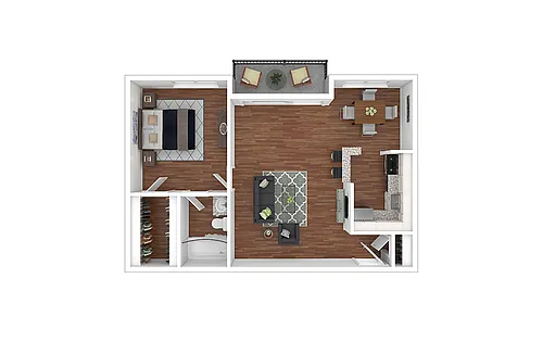 Floor plan Columbia - Renovated
