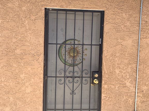 Apartment front entrance door