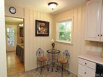 Breakfast nook in kitchen