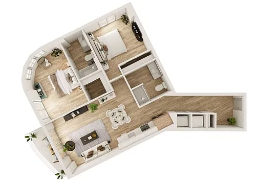 Floor plan B8