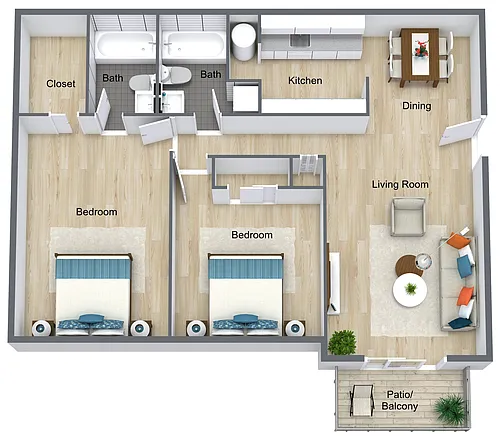 Floor plan Bach