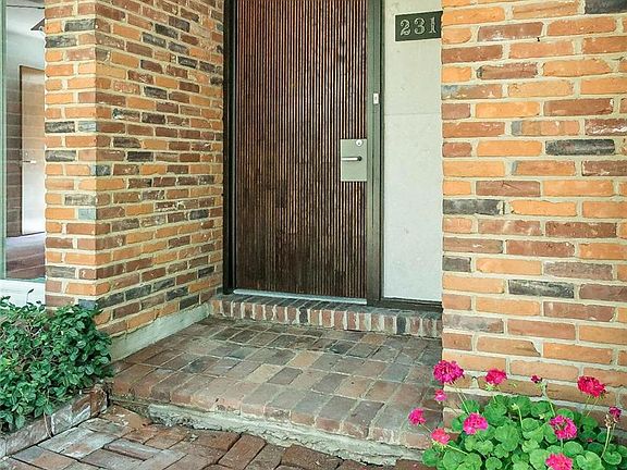 The Entry features an illumination square that softly lights the Entry.