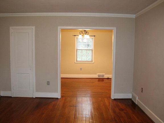 Living room into dining