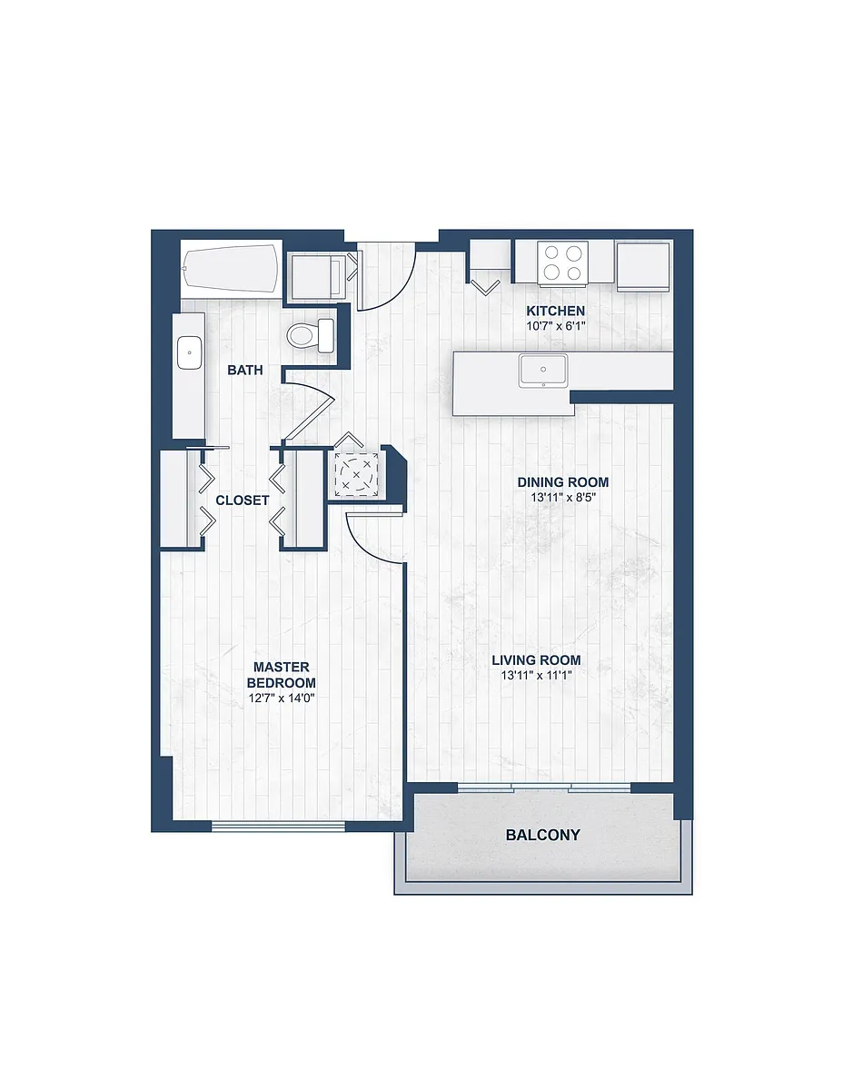 Floor plan 1/1 CALABRIA