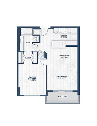 Floor plan 1/1 CALABRIA