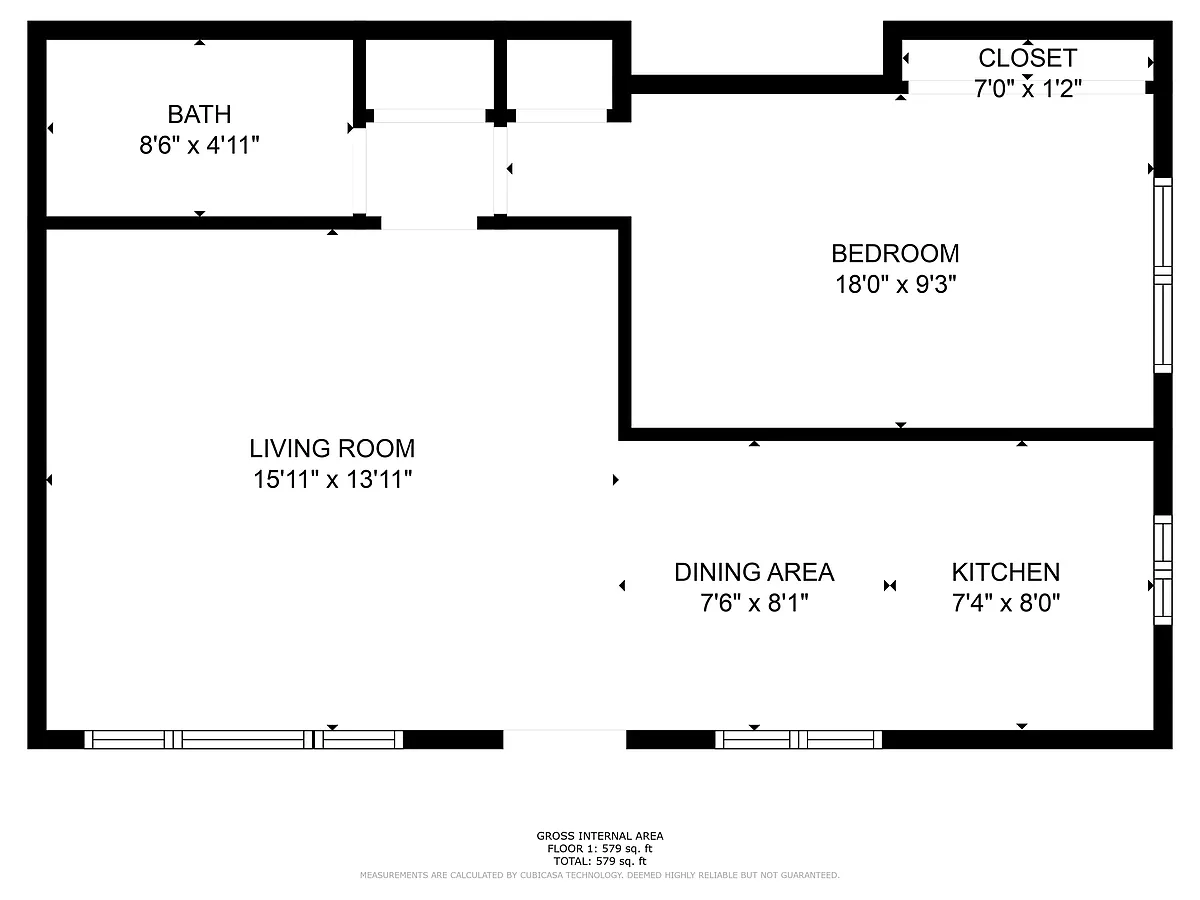 Floor plan 1X1