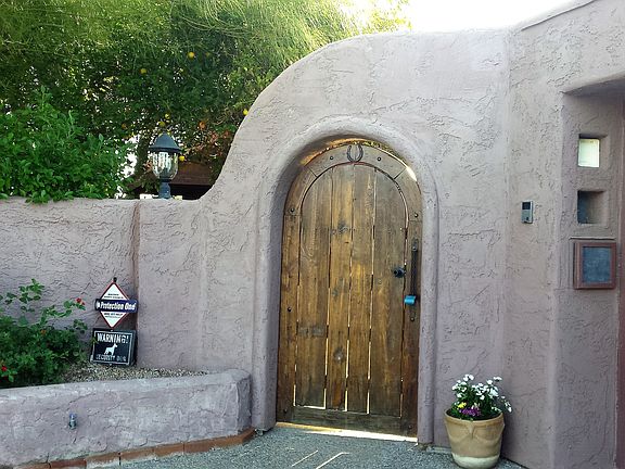 Front Door to Front Courtyrard