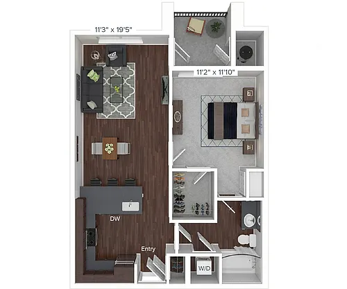 Floor plan A1-707