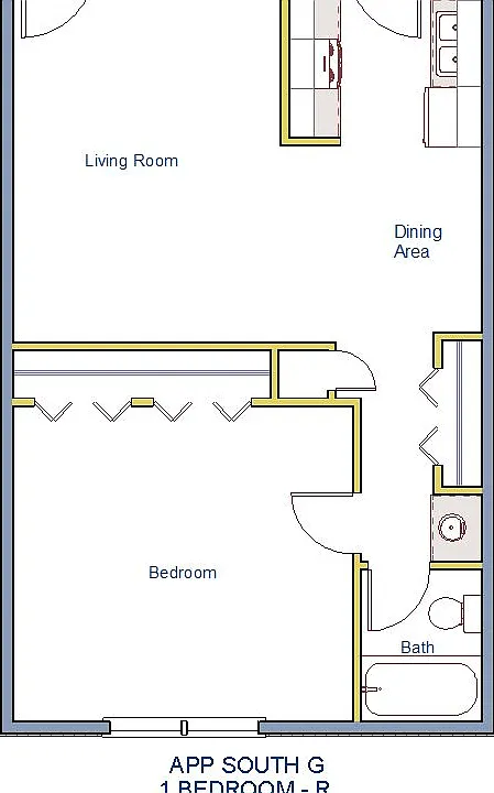 AppSouth G -1 Bedroom - R_03262015