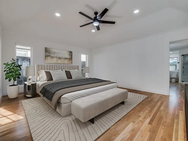 Primary bedroom (virtually staged)