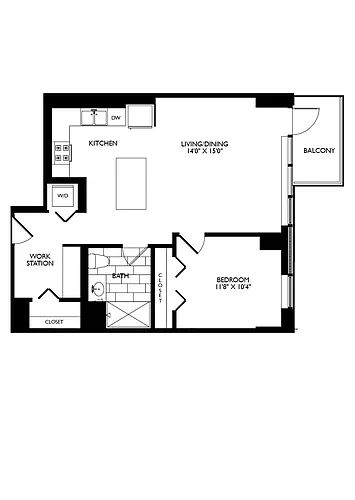 Floor plan Residence 06 - Den