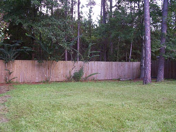 Fenced back Yard