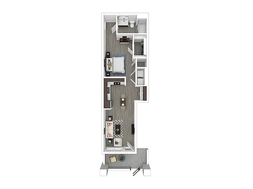 Floor plan Studio-629
