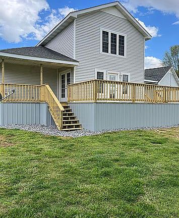 New back deck and doors
