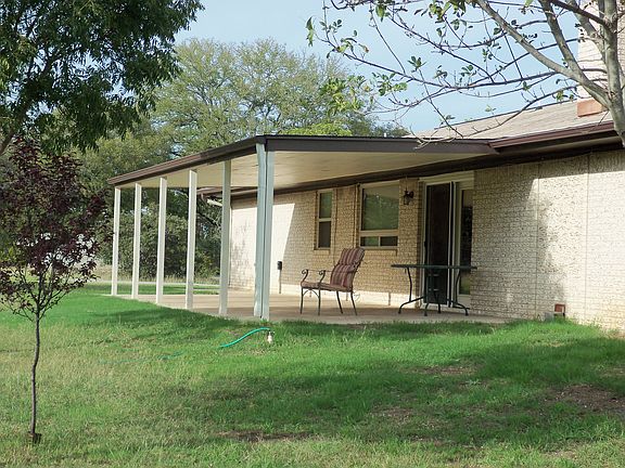 huge covered patio