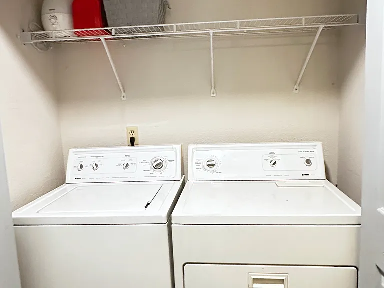 In-unit washer and dryer