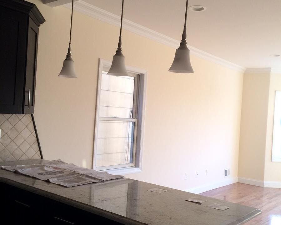 open kitchen with nice countertop